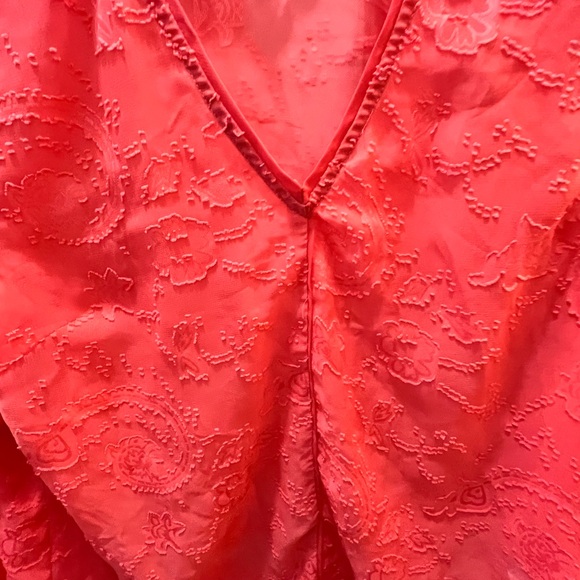 Elegant Orange Lace Women's Top - Picture 4 of 8